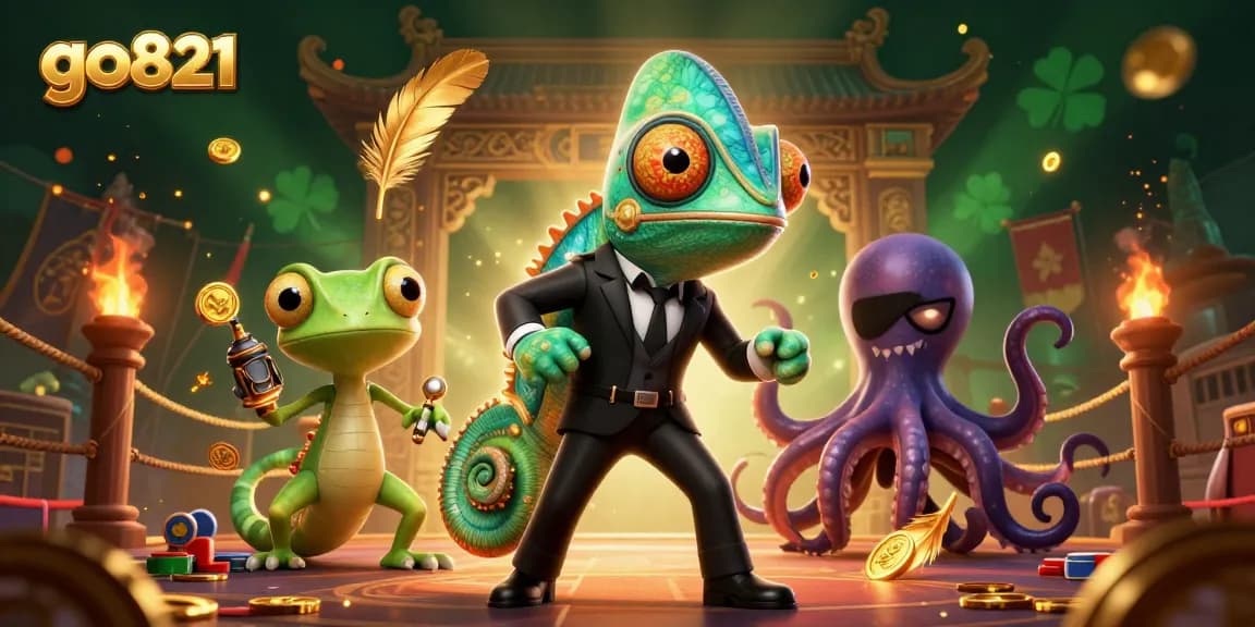 Engage in thrilling gaming adventures at go821 with 3D characters and dynamic casino elements.