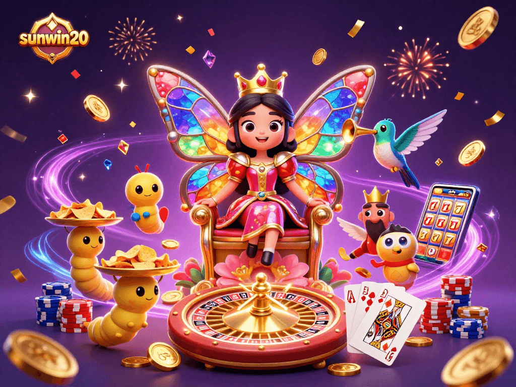 Play at sunwin20 and enjoy a dazzling casino experience with vibrant characters and exciting gaming elements.