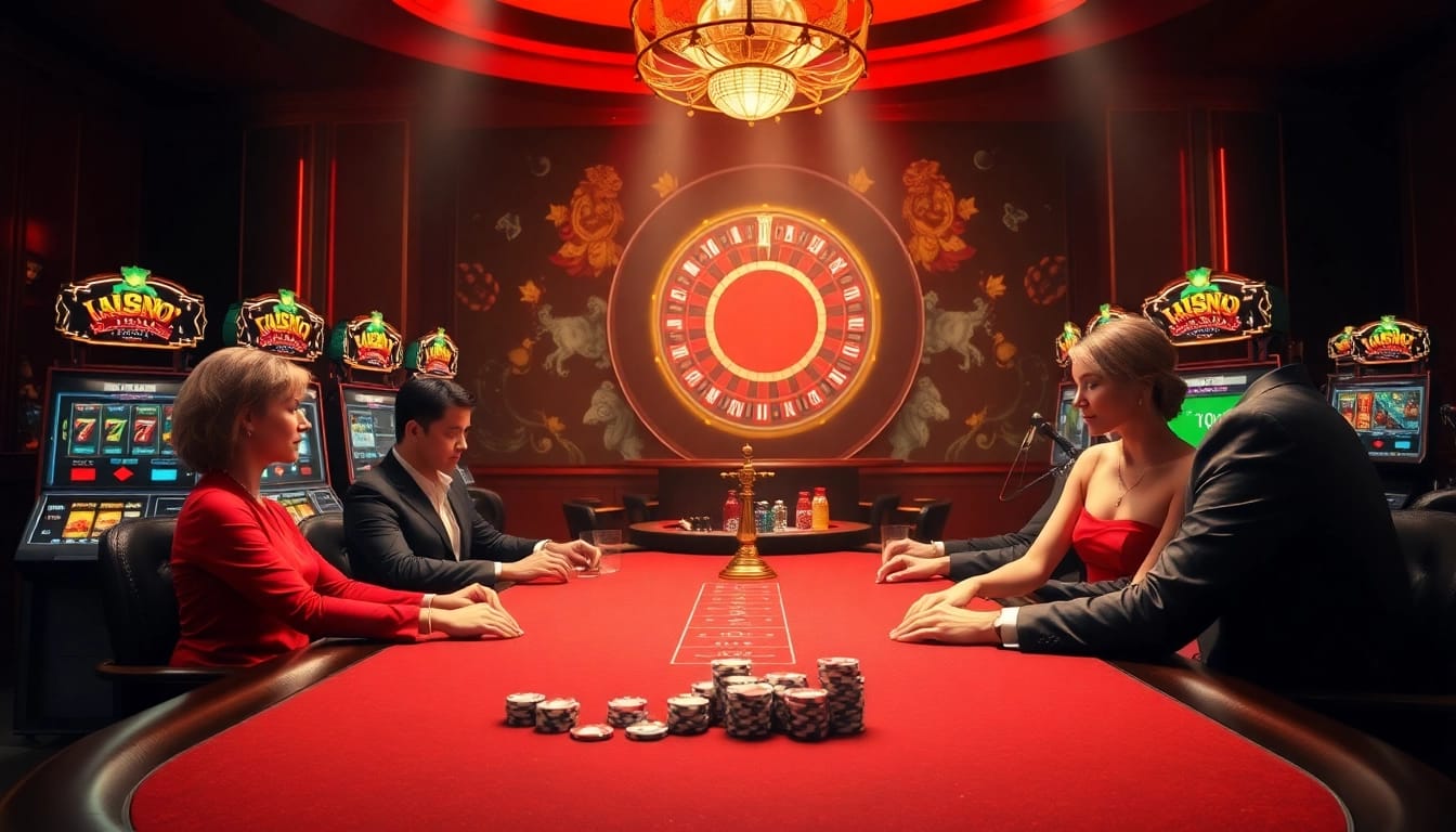 High-stakes poker players strategizing wins at 68vip.co online casino table.