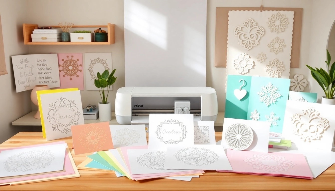 Engaging workspace featuring Cricut SVG files and colorful crafting materials.