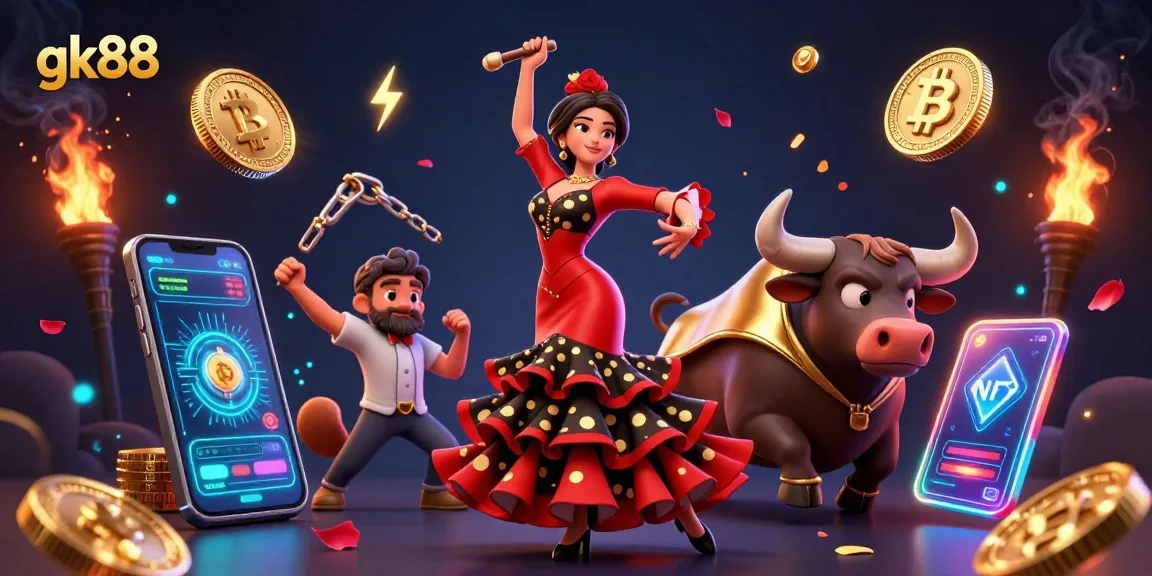 Engage with gk88 as a vibrant online casino experience highlighted by dynamic characters and cryptocurrency