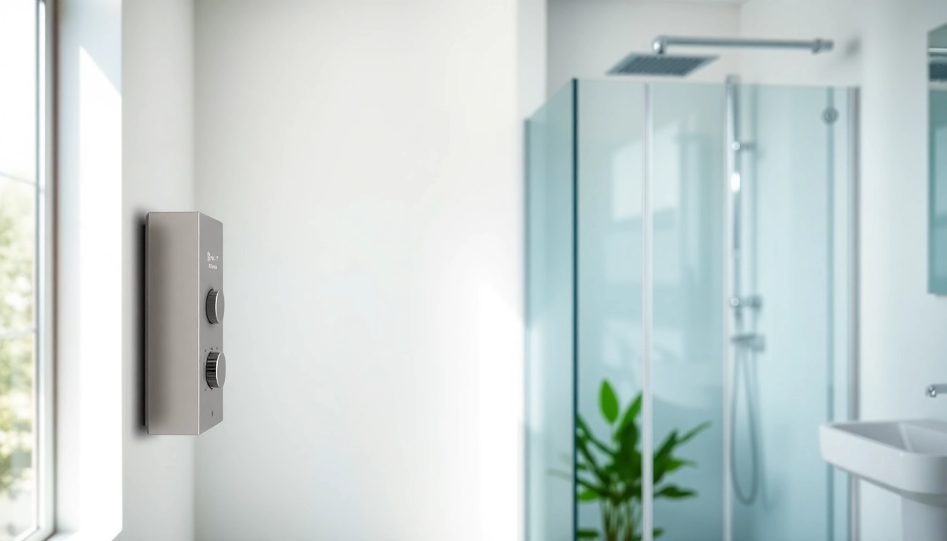 Discover the advanced technology behind sunny shower usa inc water management in a modern bathroom setting.