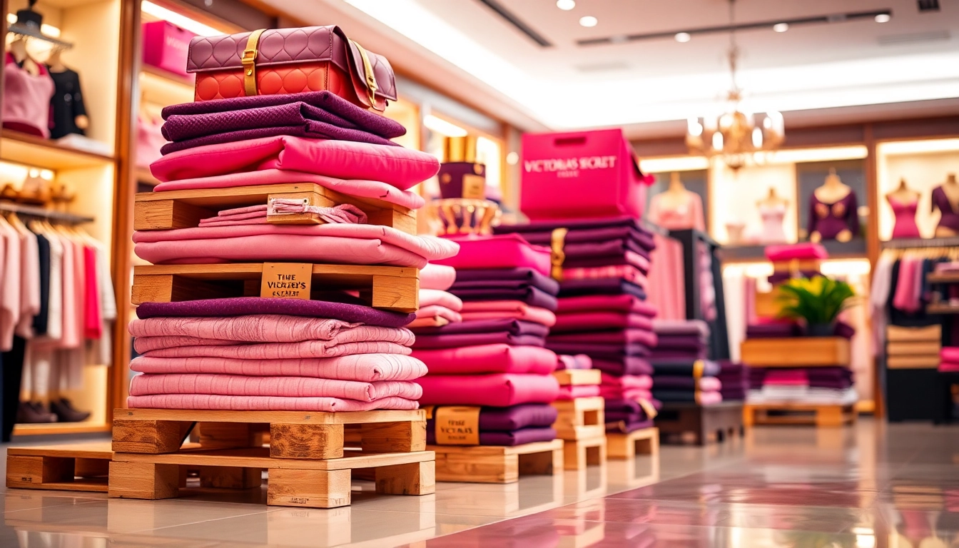 Discover Victoria’s Secret Pallets presented beautifully in a stylish retail setting.