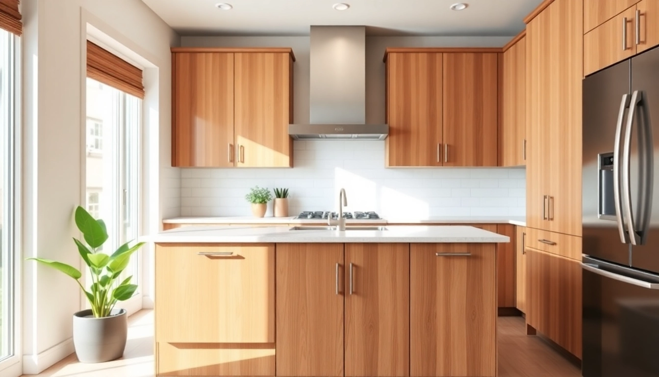 Revitalized kitchen featuring Cabinet Refacing Largo FL showcasing modern finishes and sleek design.