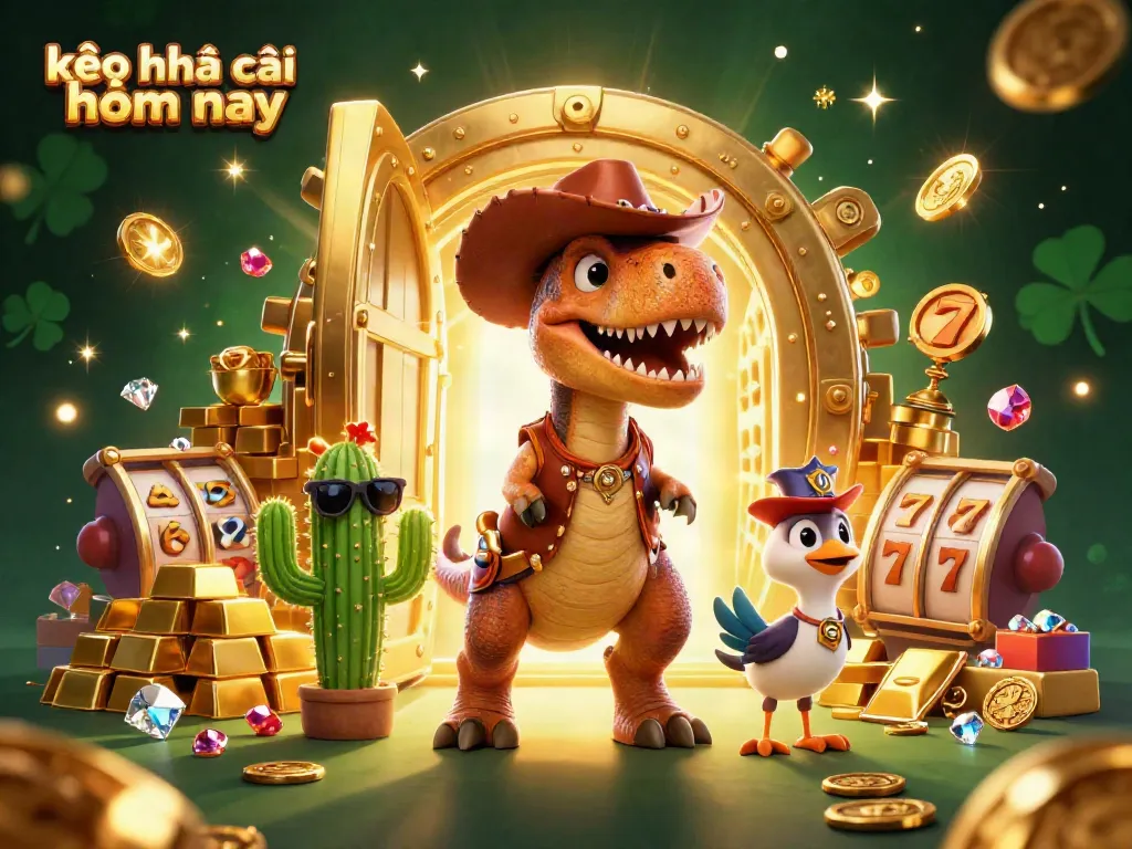 Experience thrilling excitement with kèo nhà cái hôm nay amidst dazzling casino treasures and characters.