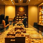 L'azione di valutare metalli preziosi nel servizio compro oro, evidenziando professionalità e accoglienza.