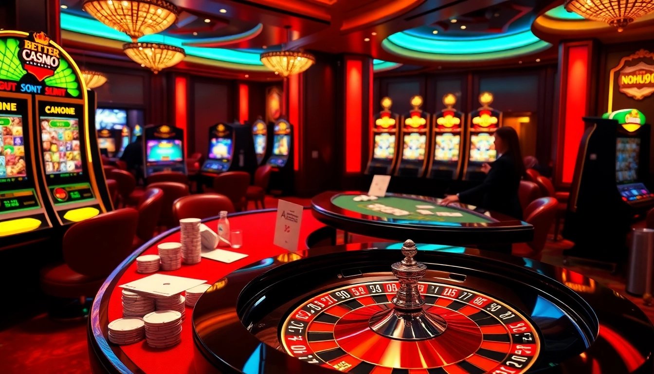 Nohu90 players enjoying gambling excitement at a professional casino table, featuring chips and cards.