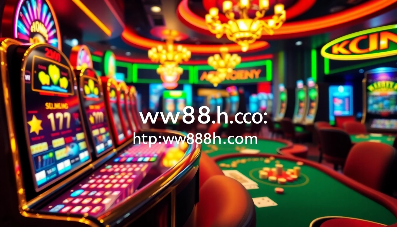Experience the thrill of casino games at http://ww88h.com/ featuring vibrant slots and poker tables.