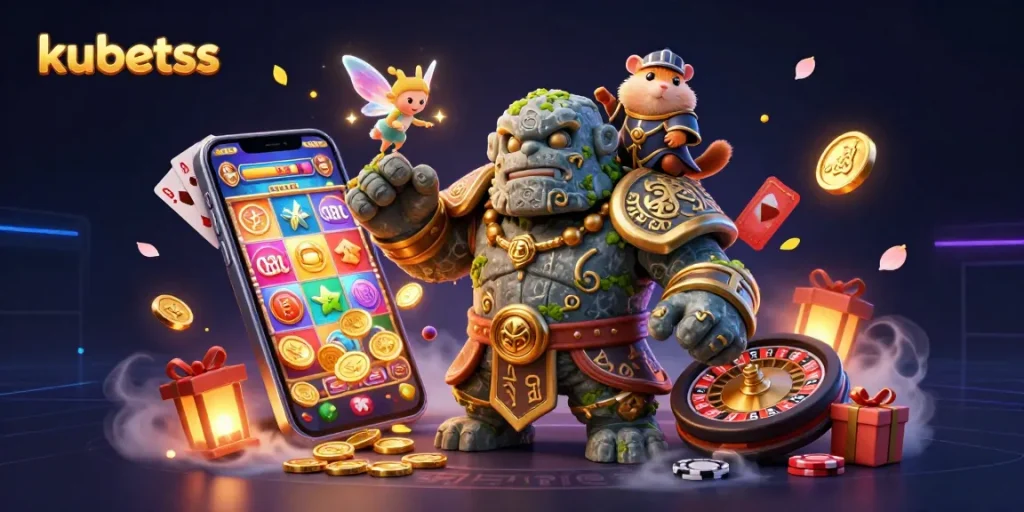 Engage with kubetss gaming excitement through dynamic slot games and magical characters.